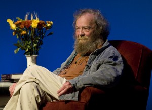 Poet Laureate Donald Hall reads at the Fowler Hall